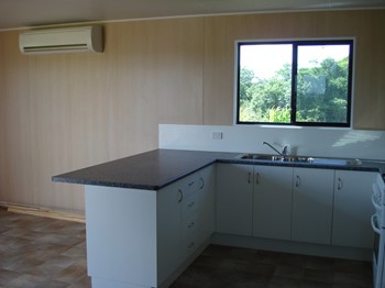 Inside of a relocatable home