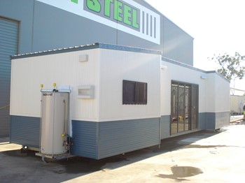 This relocatable unit is a great size for a single person or couple