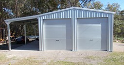 Just completed! 6m wide x 6m long x 3m high Shed & Awning feature image