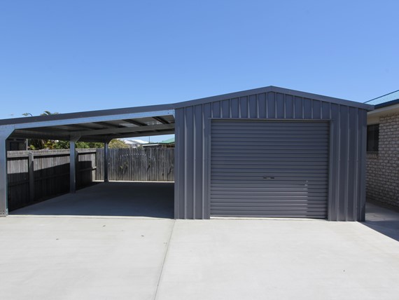 Example 1 of Single Garage with Caport